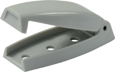 JR PRODUCTS 10244 BAGGAGE DOOR CATCH GRAY